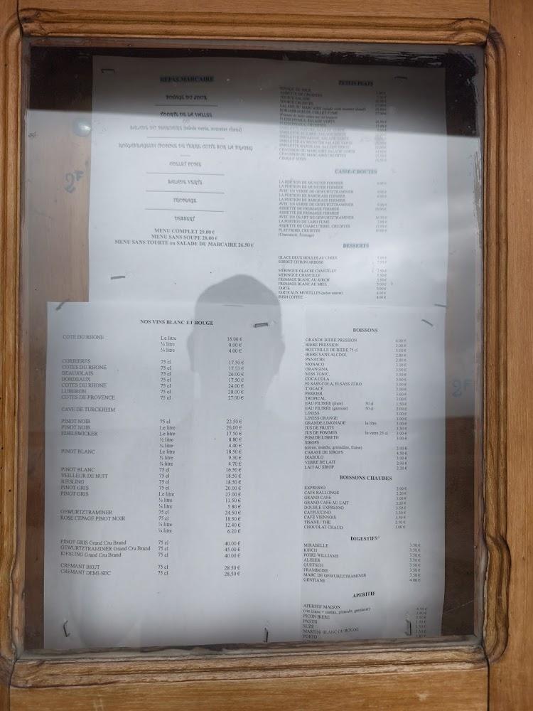 Auberge du Steinwasen - Menu Image 2