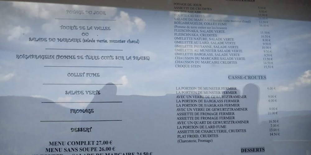 Auberge du Steinwasen - Menu Image 3