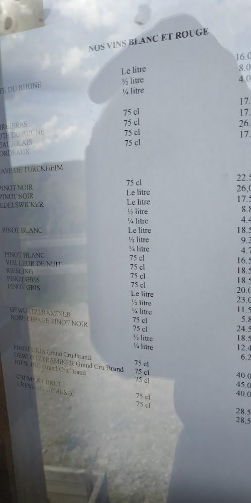 Auberge du Steinwasen - Menu Image 4